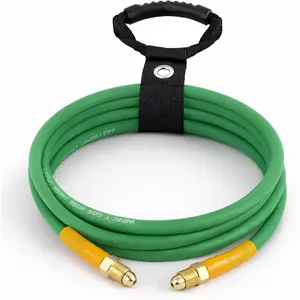 8.2FT Argon Gas Hose, Inert Gas Welding Hoses for MIG/TIG Welding Regulator, Argon CO2 Gas Regulator Adapter Hose for MIG/TIG Welder Flowmeter 1/4", 5/8" UNF-18RH Argon Gas Fitting for MIG, TIG, Etc