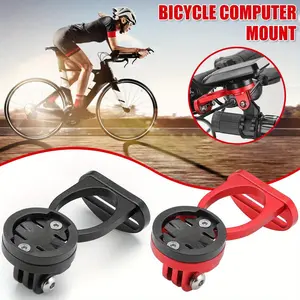 1pc Bike Computer Mount, Lightweight Bicycle Front Mount Holder, Bicycle GPS Stand, Bike Computer Camera Bracket Holder, Aluminum Alloy Bicycle Handlebar Mount For 34mm Handlebar