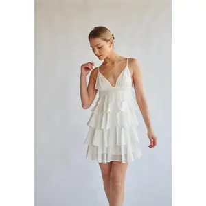 Aria Tiered Ruffle Mini Dress