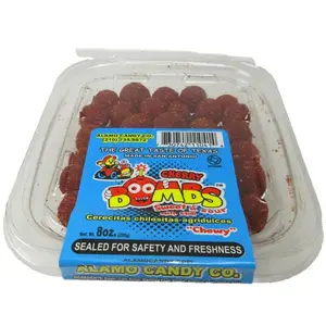 Alamo Candy Company Cherry Bombs Tubs: 24-Piece Case Alamo Candy Company Cherry Bombs Tubs: 24-Piece Case