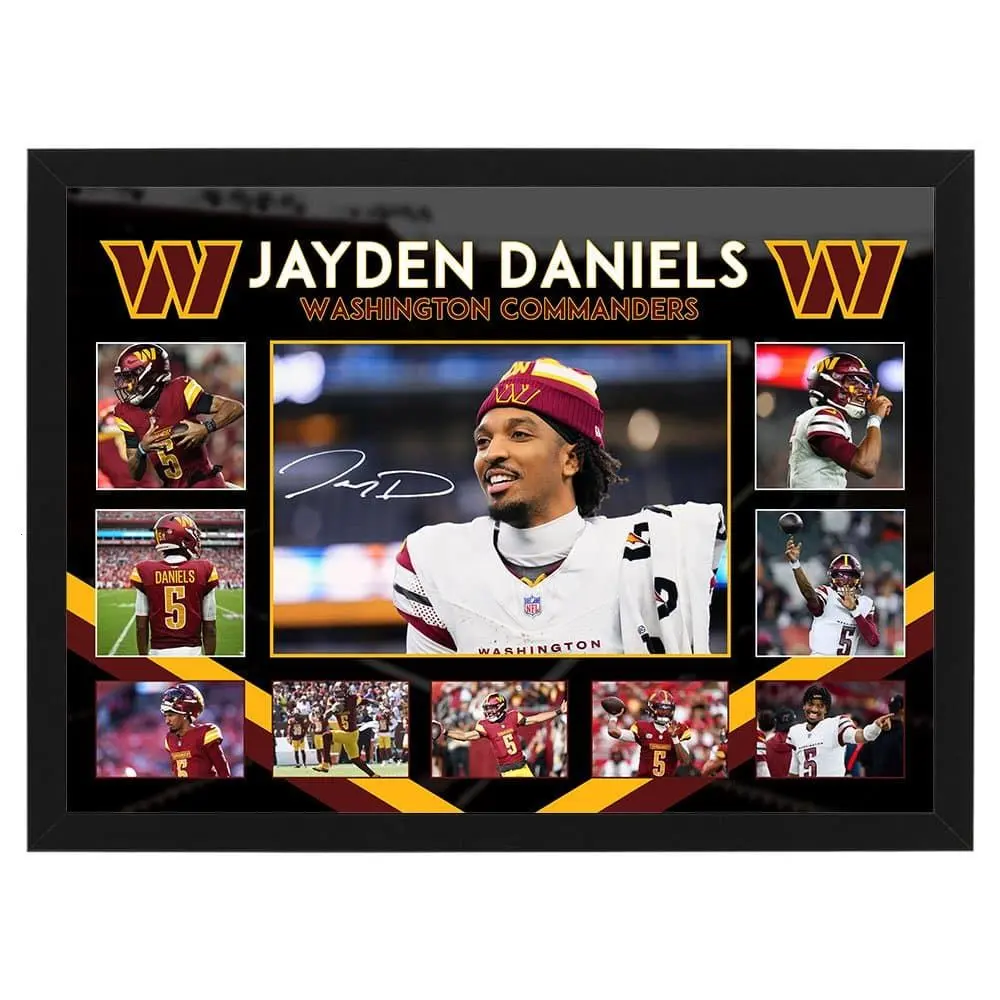 Jayden Daniels Washington Commanders Large Poster( Unframed - Print Only )