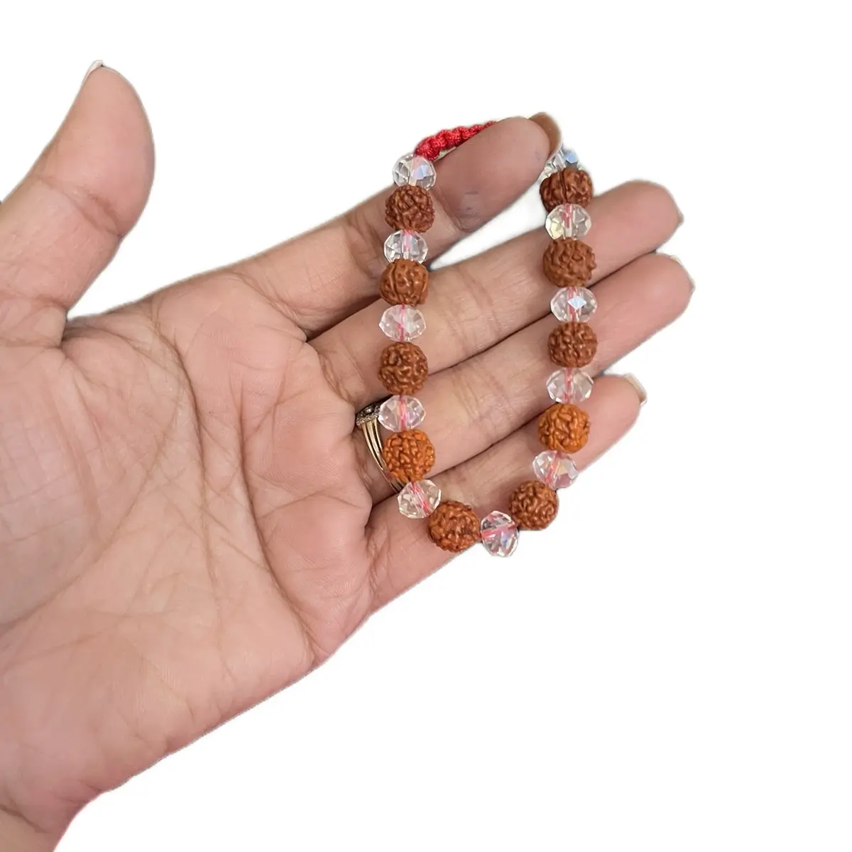 Handmade Rudraksha Bead Lucky Bracelet - Unisex Nepali Cultural Costume Jewelry, Elegant Daily Style Accessory, Unique Fashion Gift, Exotic Bead Style, Decor Bracelets