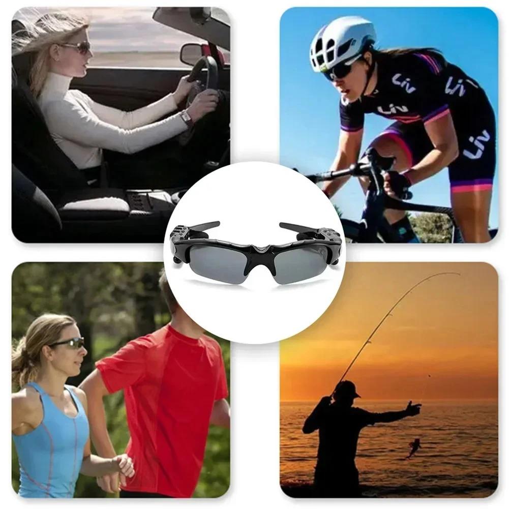 Sports Stereo Wireless Bluetooth Cycling Sunglasses 5.0 Headset Phone Polarized Driving Sunglasses Riding Eyes Glasses