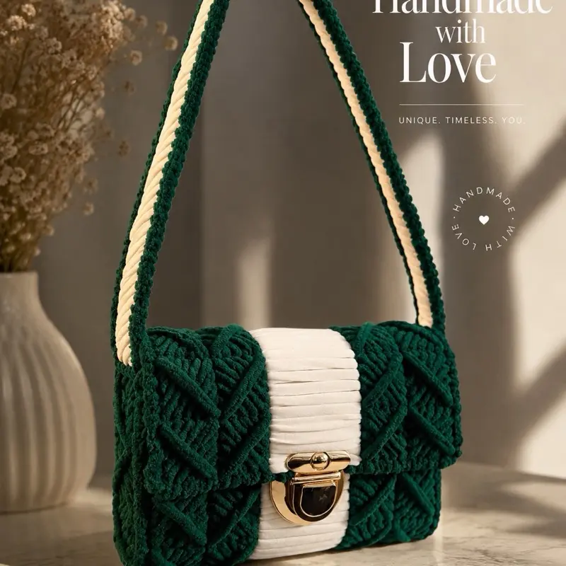 Emerald chic bag