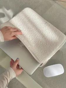 Style Striped Laptop Sleeve, Simple Stripe Design Pad Protector Case, Durable Computer Bag Inner Liner Cover, Laptop Casing