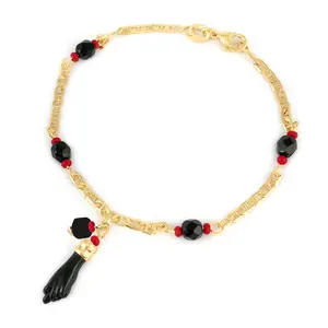 Genuine Jet Black Azabache Bracelet and Necklace for Evil Eye