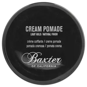 Baxter of California Cream Pomade, Light Hold, Natural Finish, 2 oz (60 ml)