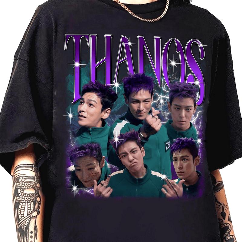 Thanos Shirt Choi Seung Hyun Shirt Squid Game Tshirt I Like U Shirts For Men Or Women Korean Drama Tee Unis Clean Look Cotton Tee
