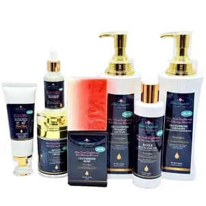 Shas Vivid Brightening & Glowing Package Set - Nourishing All Skin Types Glow Collagen Vitamins Skincare Jojoba Comfort Gentle Hypoallergenic Cleanse Kit Cleansing Cleansers