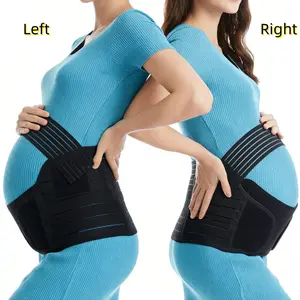 Women's Maternity Support Belt, Breathable Abdominal Compression Strap, Full Elastic Waistband, Adjustable Safety Buckle, Maternity Belly Belt