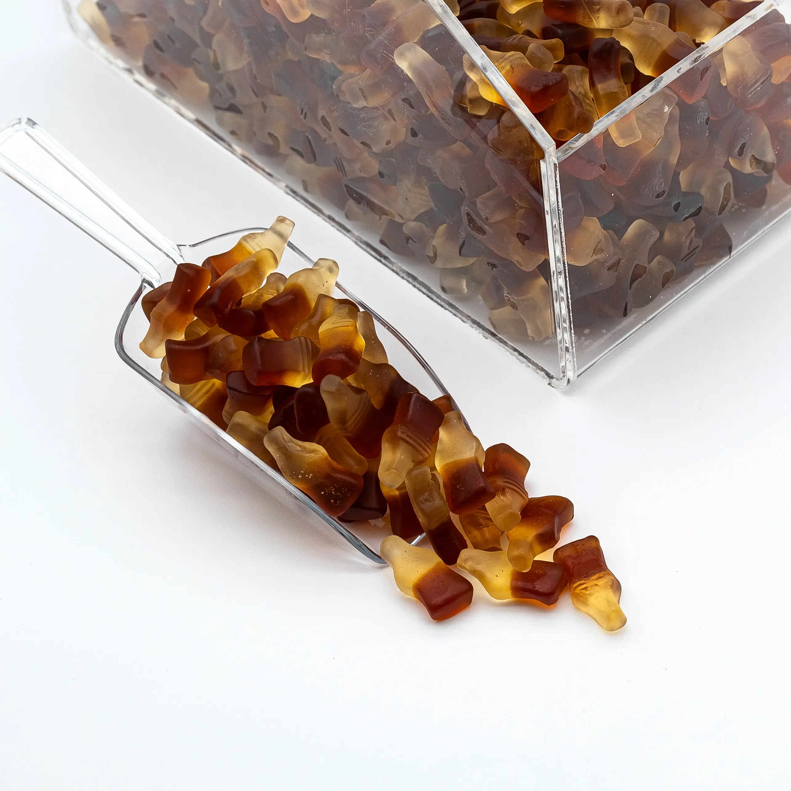 Gummy Bottles Cola Taste Flavor - Sweet and Soft Gummy Candy with Cola Flavor - 4 oz & 8 oz & 1 lb Candy Bag