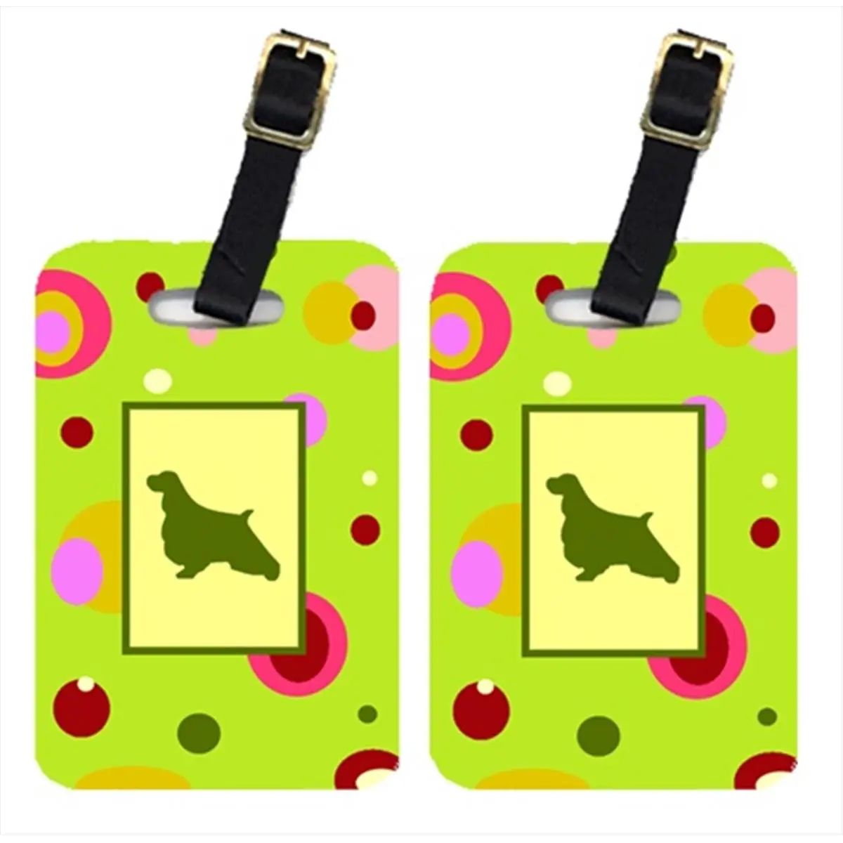 Carolines Treasures CK1029BT English Springer Spaniel Luggage Tag - Pair 2- 4 x 2.75 In.