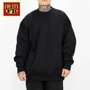 FB County Men's Oversized Heavyweight Crew Neck Pullover Sweatshirts