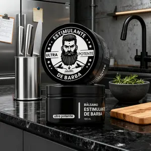 Apolo Beard Growth Cream with Minoxidil Thicker Fuller Healthier Beard Men's Grooming Hair Care Antibacterial Formula