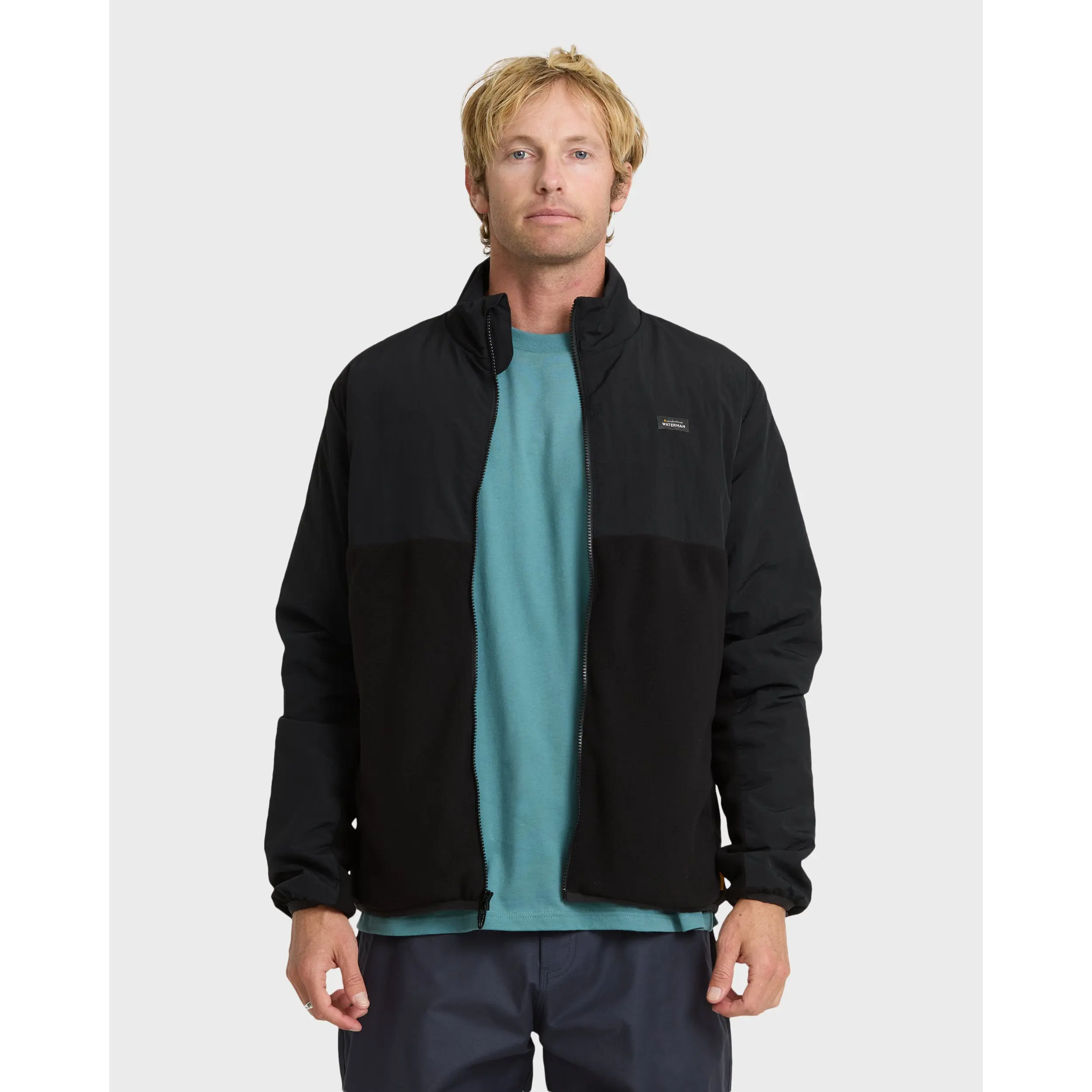 Quiksilver | Waterman Polar Breeze Fleece Jacket | Men's Polyester Fleece Lined Lined | Casual Beach And Everyday Wear