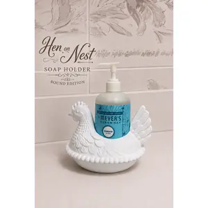 Hen on Nest Soap Holder - Classic Round