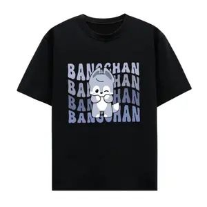 Cute Bang Chan SKZ T-Shirt, Skz Chibi Tee, Kpop Group Sweatshirt