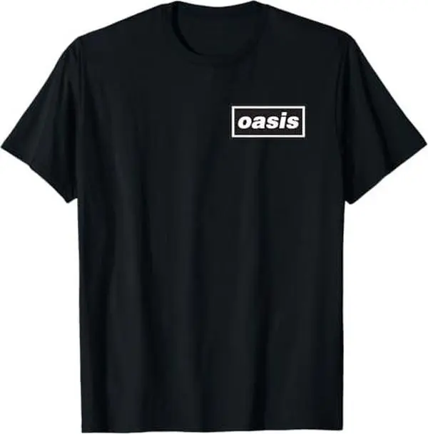 Oasis – Pocket Hit Logo Black T-Shirt