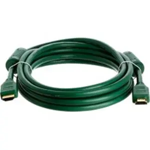 Cmple 784-N 28AWG HDMI Cable with Ferrite Cores - Green -10FT