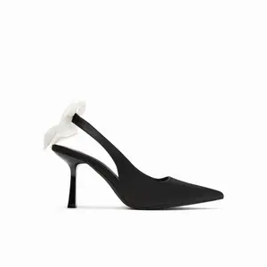 Cider BOWKNOT POINTED TOE SLINGBACK HEELS