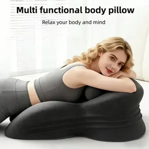 Ergonomic Memory Foam Body Pillow – Multi-Purpose Backrest Pillow/Fawn Pillow/Lie-Down Pillow, Neck & Shoulder Support Sleep Pillow, Removable Washable Pillowcase, Suitable for Sleeping, Reading, and Office Work, Perfect Holiday Gift – Available in 3 Colo