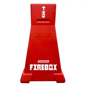 Magnum Tool SAFE-ST Firebox 34 Portable Fire Extinguisher Stand & Safety Station