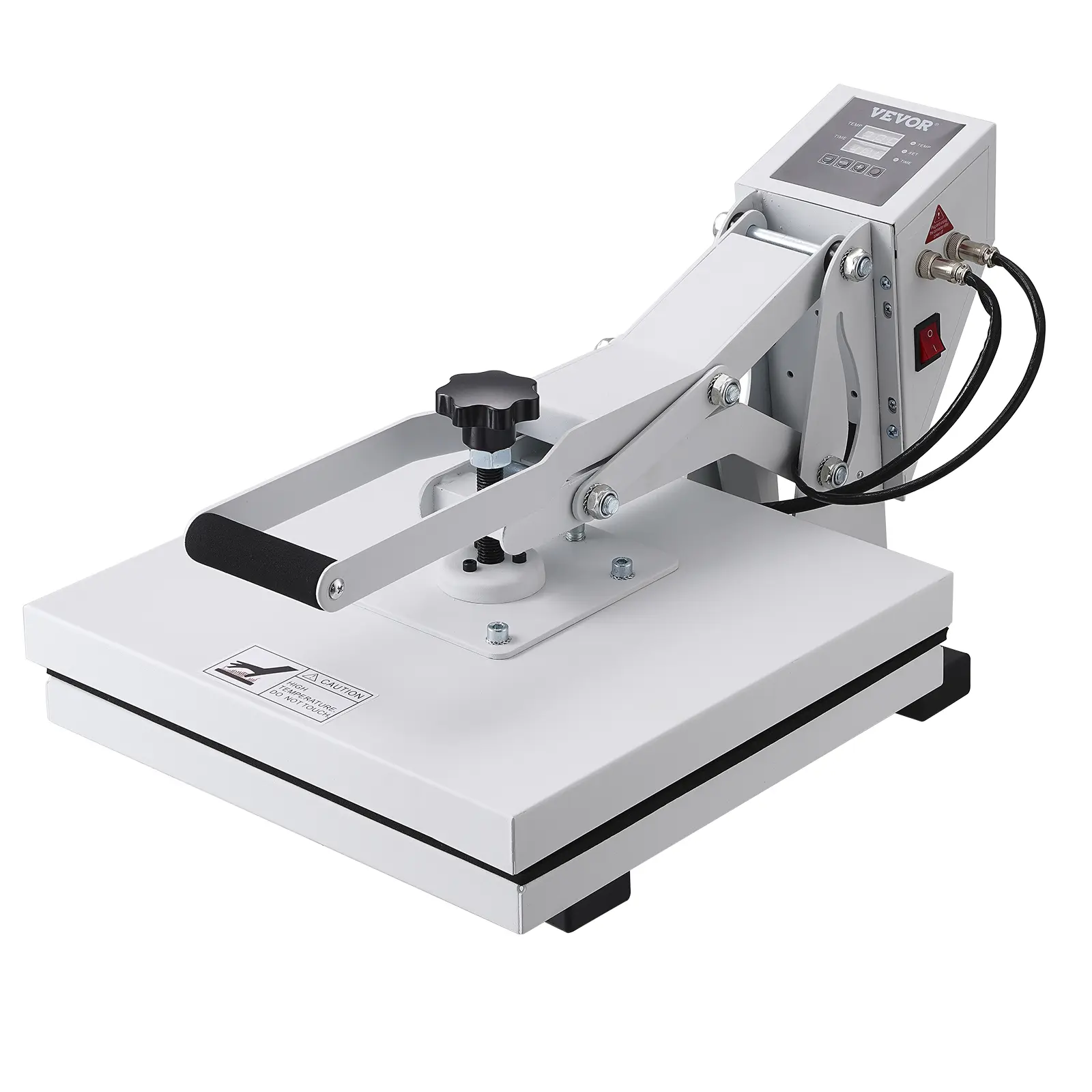 【Summerfinds】VEVOR Heat Press Heat Press Machine for T-ShirtFast HeatingPower Digital Industrial Sublimation Printer for Heat Transfer VinylHigh Pressure Heat Press 15x15Easy to UseWhite