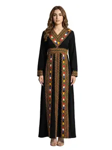 Samah Collection- Women’s Embroidered Dress, Perfect for Eid Dress, Wedding, Ramadan, Gifts for Her, Abaya, Eid Dresses