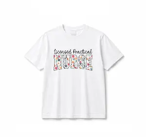 Floral LPN Design LPN Shirt, LPN Graduation Gift, Licensed Practical Nurse Crewneck, Rn Nurse Sweater, Lpn Nurse Appreciation Gift Shirts WomenswerBlack