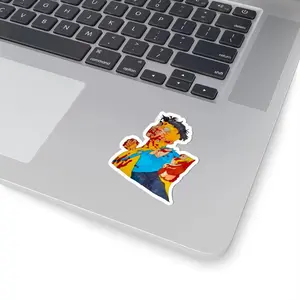 Invincible Kiss-Cut Stickers, Perfect for Halloween Decor, Laptop Decals, Gift for Horror Fans, Colorful Artwork, Unique Party Favors
