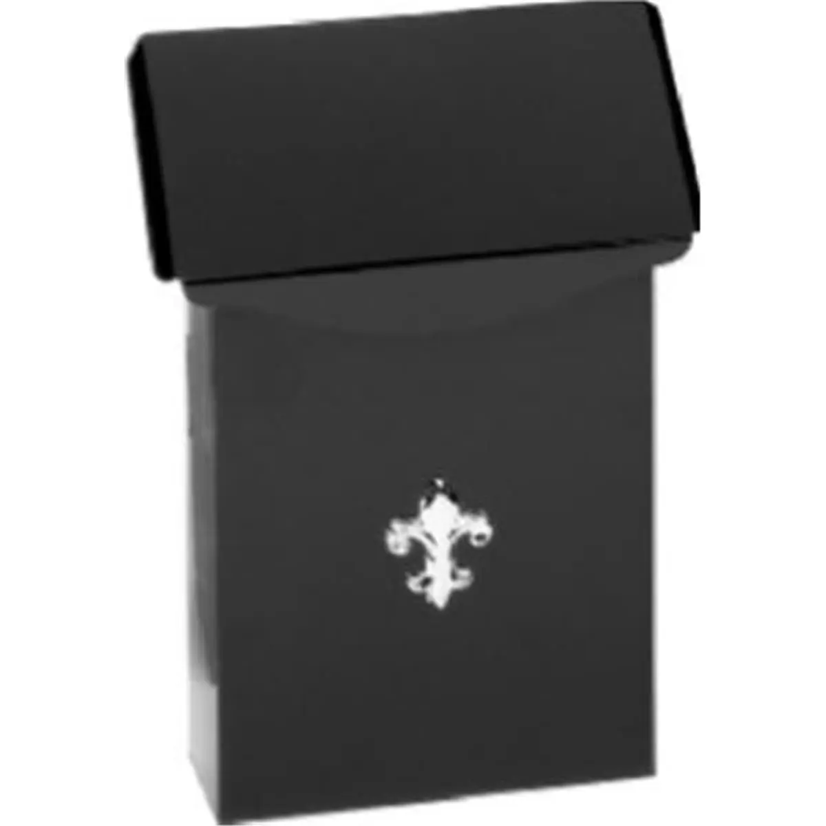 Solar Group BW110000 Small Vertical Metal City Mailbox - 1.6 lbs, 6.7 x 3.8 x 11 in Galvanized Steel, Black