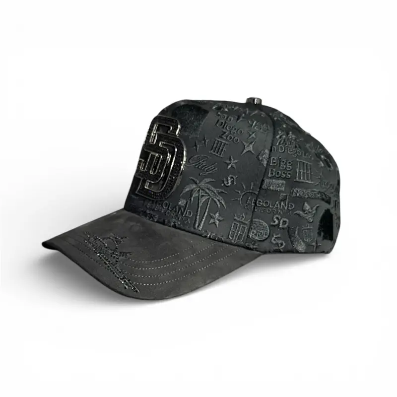 SD Total Black Bigg Boss Original Gorra de Gamuza