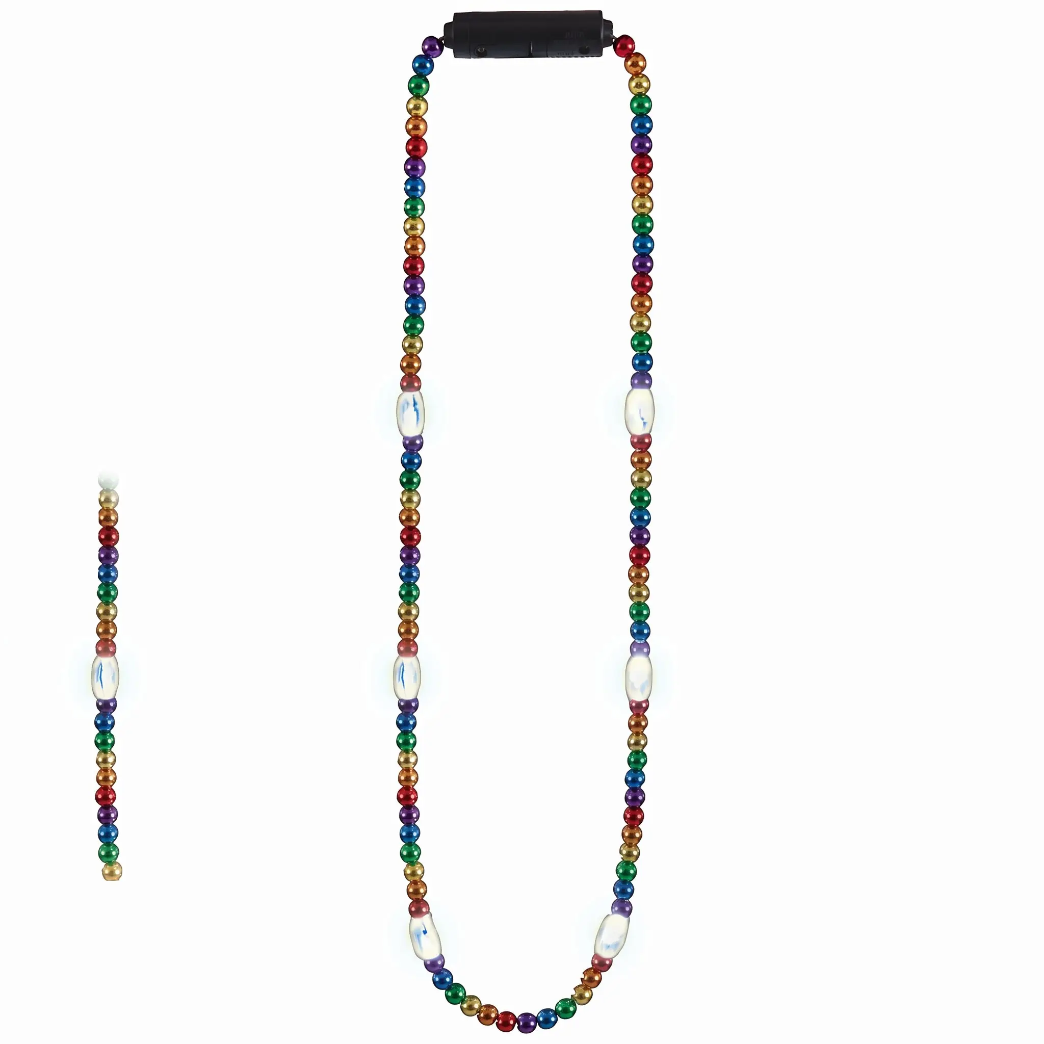 Rainbow Light-Up Bead Necklace
