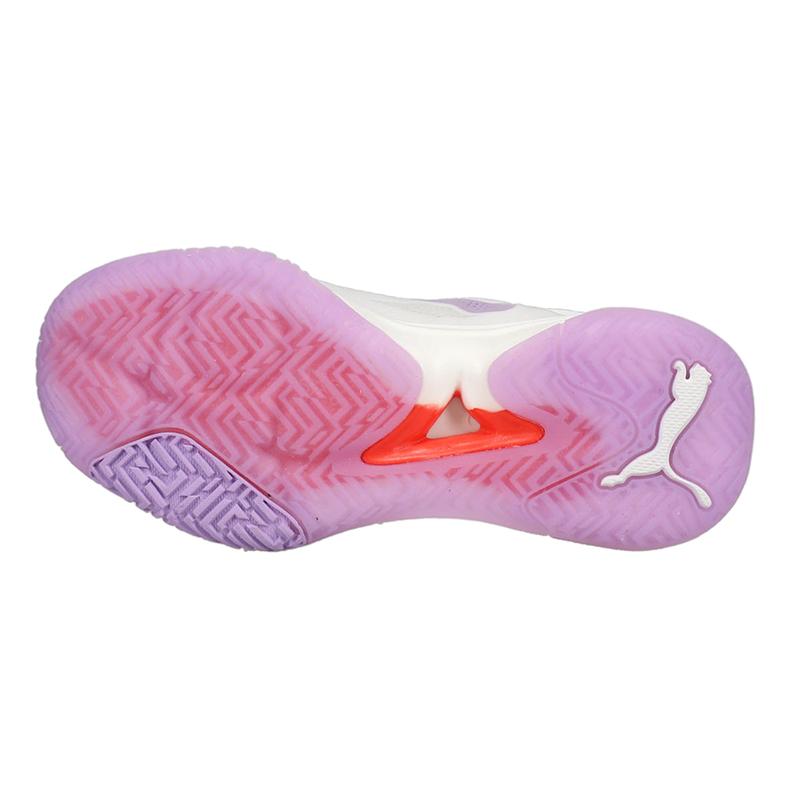 PUMA Womens Accelerate Nitro Sqd Volleyball Volleyball Sneakers Shoes Indoor - White