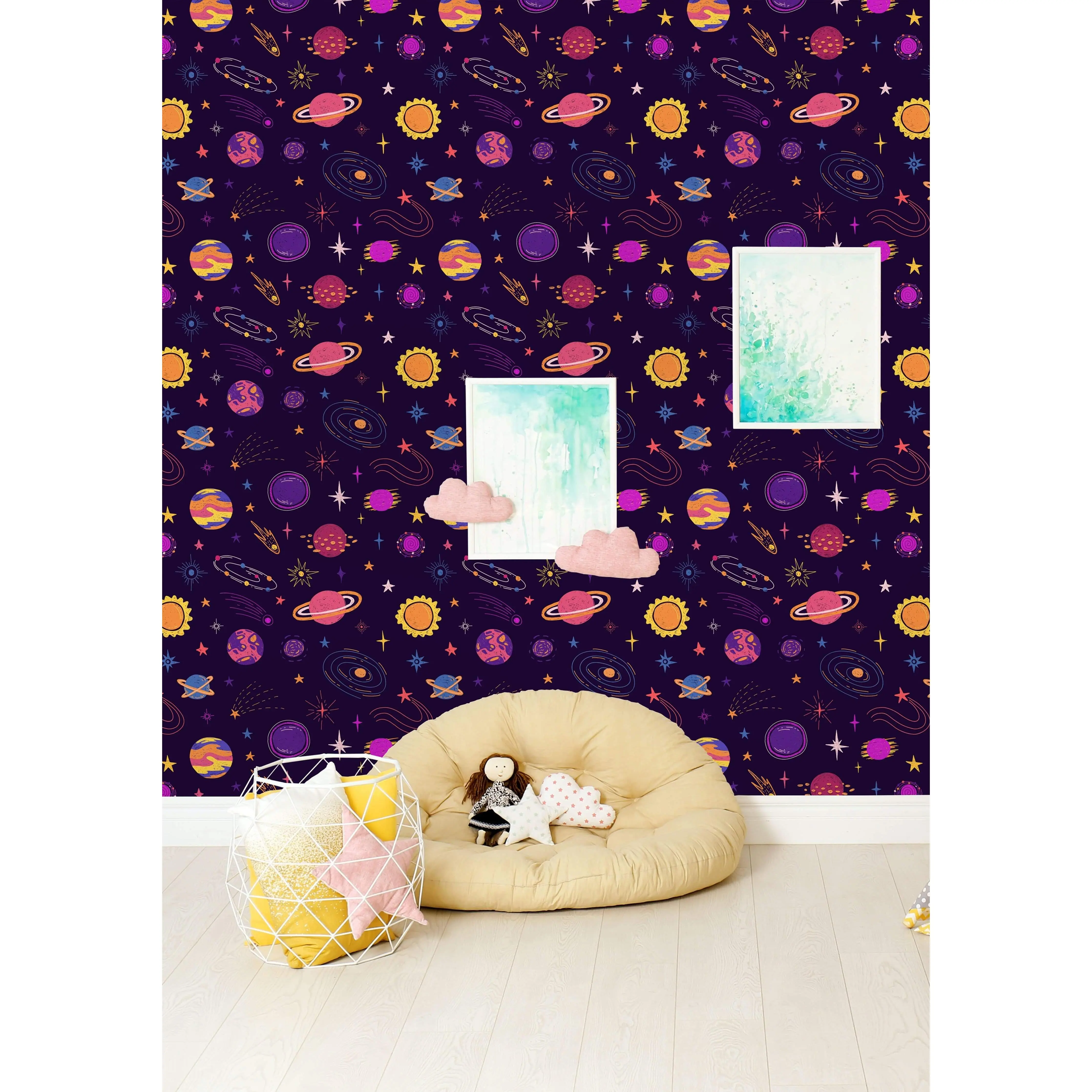 Planets Universe and Cosmic Star Wallpaper