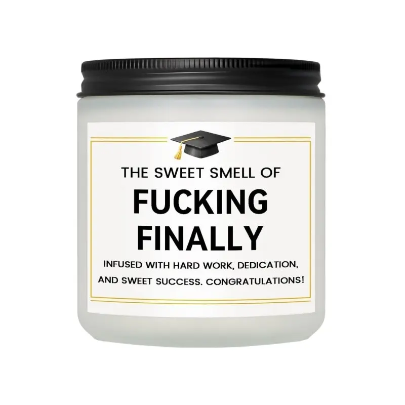 Graduation Gift for Her Him, Masters Degree PhD Law School High School Nurse College Graduation Gifts for Women Men, Class of 2026 Congrats Grad Gifts, Funny Congratulations Gift for Daughter Son, Scented Candles