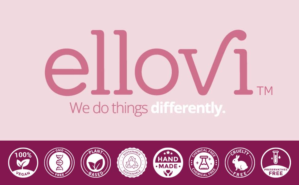 Ellovi Nirvana Lip Butter Balm - Vegan Healing Lip Care for Chapped Lips with Blue Tansy & Lime Oils - 6-Ingredient Hydrating Nourishing Repairing Revitalizing Balm for Sensitive Lips