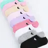 9 Pairs/15 Pairs Unisex Invisible Boat Socks, All-Season Breathable Heart Pattern Short Socks, Comfortable Simple Casual Soft Socks, Casual Knit Socks for Women
