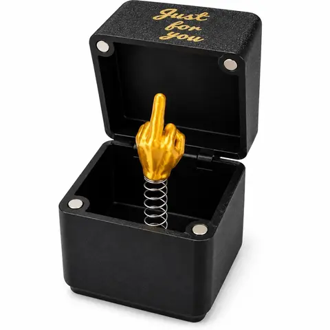 1PC Pop-Up Prank Surprise Box, Spring-Loaded Novelty Party Gift, Funny Desk Gag Favor, Party favors for Family & Friend