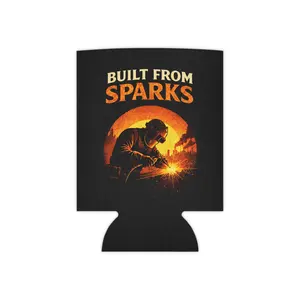 Built for Sparks Can Cooler | Welder Beverage Sleeve
