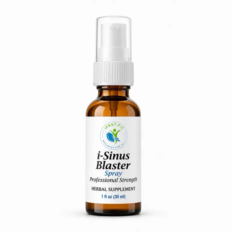 i-Sinus Blaster Professional Strength Herbal Supplement 1 fl oz - Helps Alleviate Sinus Issues with Professional Strength Formula - Healthcare, Bathroom, Optimum, Vitamin