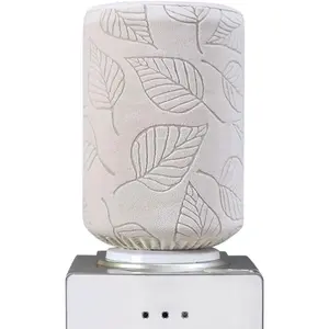 5 Gallon Water Bottle Cover, Water Dispenser Barrel Dust Cover, High Stretchy  Leaf Water Bucket Protector Covers,  Elastic Water Jug Sleeve for , Hotel, Restrant (Beige)