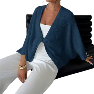 Criss cross front sweater,Twisted design knit top,Women's pullover sweater,Loose fit fall sweater,Polyester Fall Fashion Essential: Criss Cross Front Knit Sweater#SkinBarrier#Athleisure#EverydayWear#Workwear#SustainableFashion#PreppyStyle#VintageArmani#Co