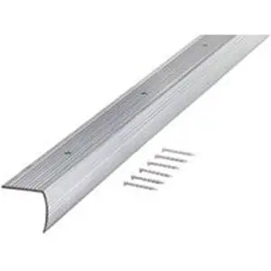 212 MAIN Aluminum Fluted Edge Stair Edging, 36 In Silver, M-D Building Products 78022