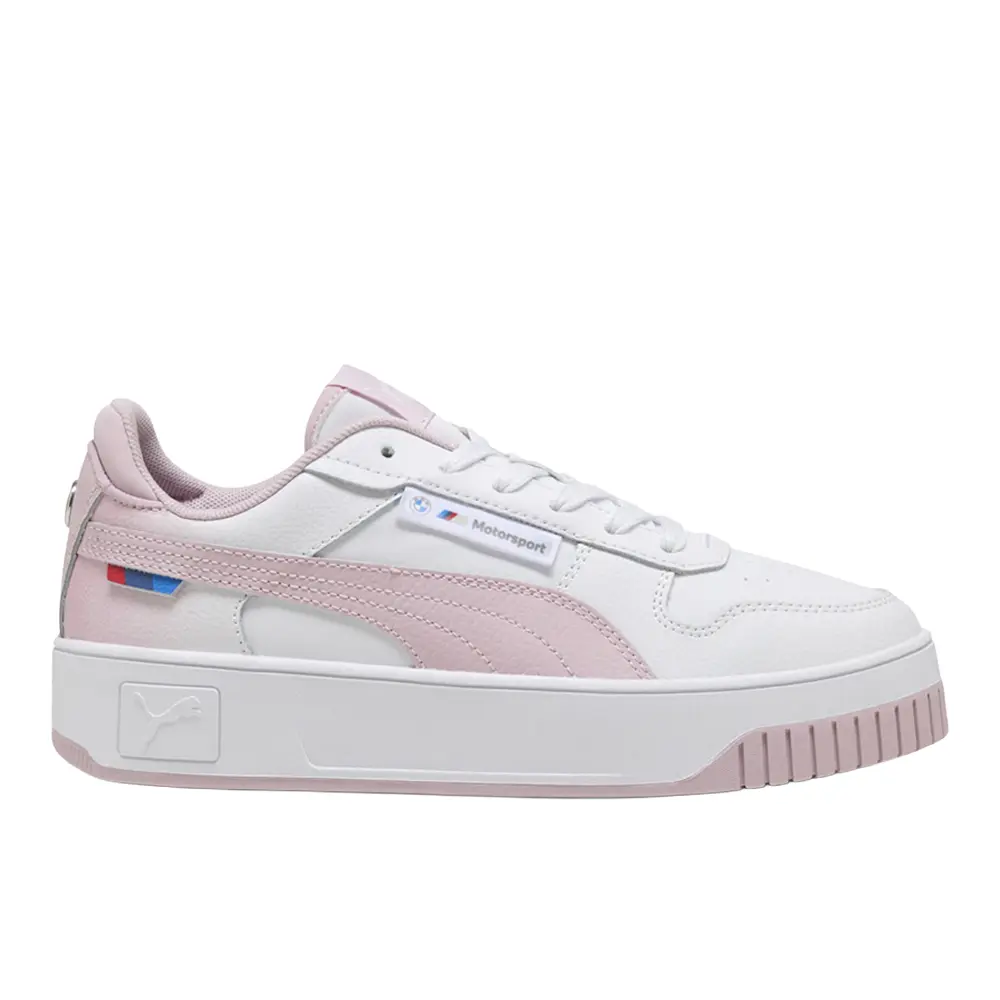 PUMA Womens Bmw M Motorsport Carina Street Lace Up Sneakers Shoes Casual - White