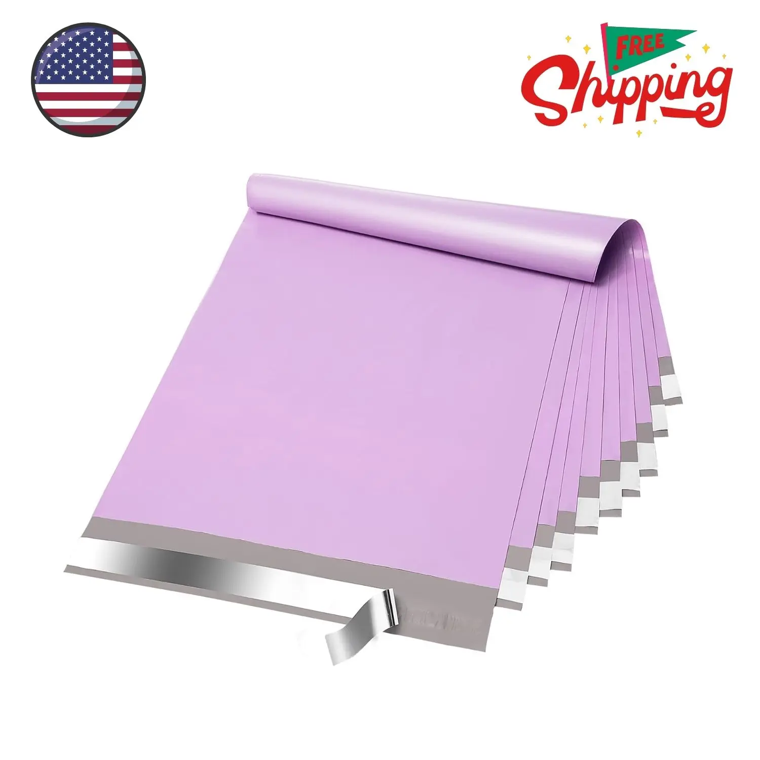 Poly Mailers 12x15.5" 50Pcs,Shipping Bags For Clothing