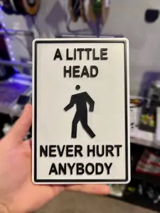 A little head | Wall sign