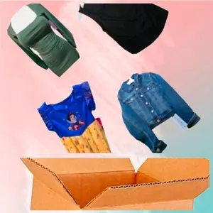 Box of assorted clothing 100 pcs Ava & Viv, cat & jack, all in motion