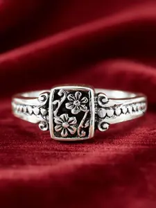 Vintage Bohemian style floral women's ring statement rings suitable for parties, gatherings, women's jewelry gifts