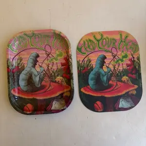 small bin with custom designs